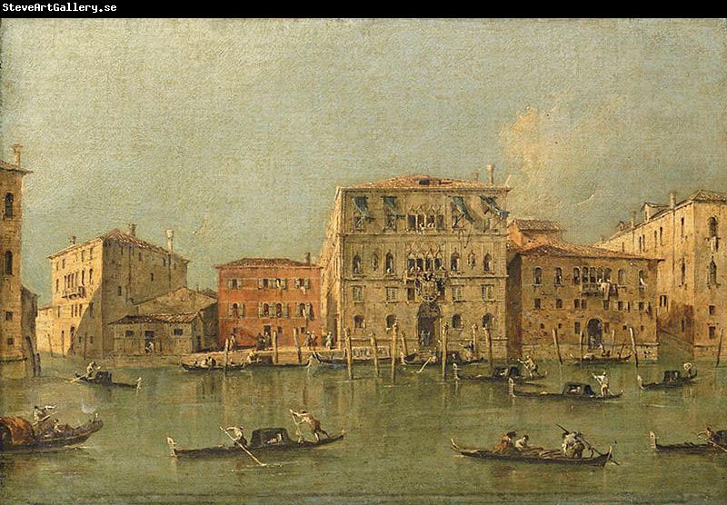 Francesco Guardi View of the Palazzo Loredan dell'Ambasciatore on the Grand Canal, Venice,